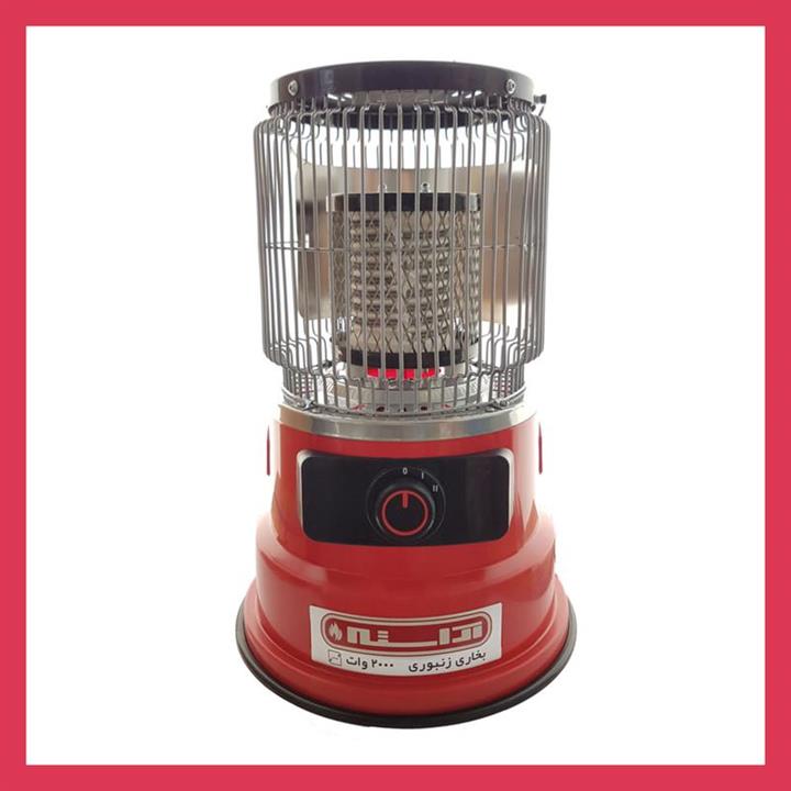 هیتر بخاری برقی آراسته مدل زنبوری 2000 وات رنگ قرمز